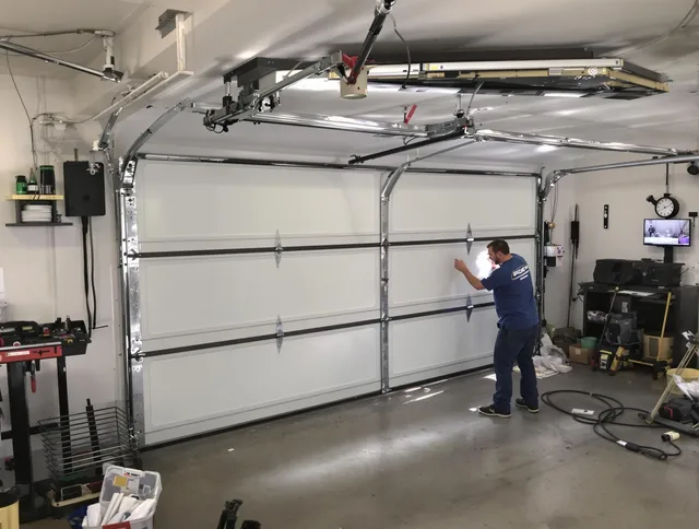 Professional garage door repair service by La Mirada Garage Door Repair in La Mirada