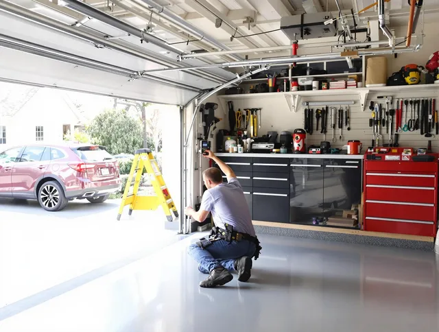 Local garage door repair service by La Mirada Garage Door Repair in La Mirada