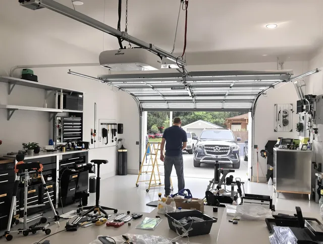 Garage door opener installation by La Mirada Garage Door Repair in La Mirada