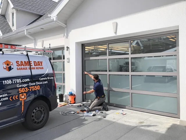 Same-day garage door repair service by La Mirada Garage Door Repair in La Mirada