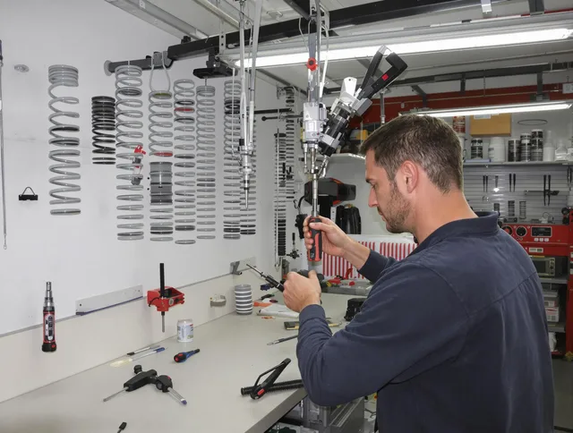 La Mirada Garage Door Repair safety certified technician performing precision spring replacement in La Mirada